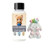 Air Dry Clay Varnish Glaze Brightness Enhancer Clear Glue for Art Craft DIY