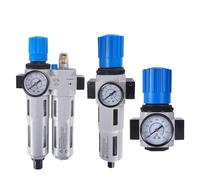 Air Filter Processor Water Oil Separator With Pressure Gauge 1/8 1/4 3/8 Inch 1.6MPA Air Treatment Equipment(FRC-02-MIDI)
