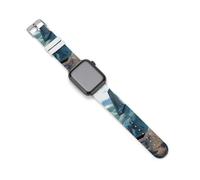 Air Force Jet Aircraft Sky - Correas de repuesto de silicona para Apple Watch, 42mm/44mm, Acero inoxidable, Amatista