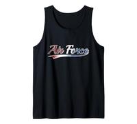 Air Force Patriotic Red White Blue American Pride Camiseta sin Mangas
