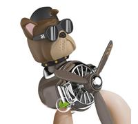 Air Freshener, Dog Aromatherapy Diffuser, 3,26 pulgadas Viento Clip Attachment, Diseño lindo y funccional, Shar Pei Car Decor for Travel and Business Trip Use