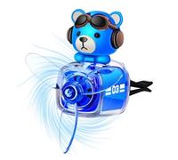 Air Fresheners, Bear Automotive Air Outlet Propeller Diffuser, 2.17x3.15in Cartoon Outlet Fan Fragance Freshener, Perfect for Home, Bedroom, and Auto Spaces