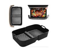 Air Fryer Accessories, Air Fryer Mold for Ninja AF500EU, Air Fryer Silicone Mold for Ninja Foodi Flex 10.4 L, Dishwasher Safe - Ri