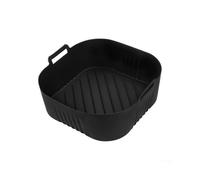 Air Fryer Accessories Silicone Baking Sheet Designed for NA230 and COSORI 6 2L Models, Reliable Fit for Efficient Air Frying and Baking (Tray Black)