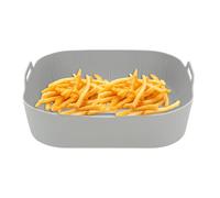 Air Fryer Basket Liners, Reusable Non Stick Mats, Air Fryer Pot Oven Liner, Cooking Baking Tray Pan Liner for Microwave Oven Vegetable Dishes Pizza Sausage Bacon Snack Cake Kitchen Home Party