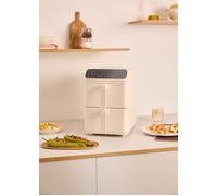 AIR FRYER DUAL STACK - Freidora De Aire 11.2 L De Doble Altura Con Control Independiente Blanco Roto