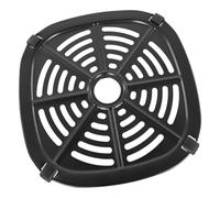 Air Fryer Grill with Stainless Steel Perforated Plate 20.8x20.8cm, Enhanced Airflow Design for Small Air Fryers, High Temperature Resistant Cooking Accessories