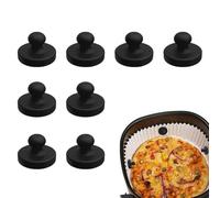 Air Fryer Imanes Silicona Hebilla | 8 Piezas Abrazaderas de Silicona - Clip de imán de freidora de aire reutilizable resistente al calor - Burn Prevention Kitchen Restaurant Steaming Roasting Meal