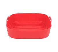 Air Fryer Liners - Hojas de silicona con drenaje 3D | Insertos de cesta de aire cuadrado para cocinar platos vegetarianos pizzas sausage cake fries bacon aperitivos fiesta cocina hogar horno