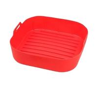 Air Fryer Liners Reusable - Non Stick Mats with Handle for Microwave Oven, Food Grade Heat Resistant Liners for Vegetables Sausages Fries Snacks Pizza Cakes, Ideal for Cooking Kitchen Party Home