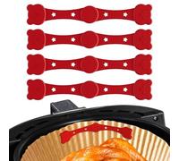 Air Fryer Magnet Silicone Buckle - Magnetic Heat-Resistant | Time-Saving Air Fryer Magnetic Silicone Buckle - Burn Protection Feature For Apartment Restaurant Rental House Dining Room Family Gathering