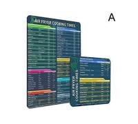 Air Fryer Magnetic Cheat Sheet Cookbook Kichen Accessories Chart, Cooking