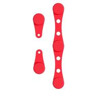 Air Fryer Magnetic Clips | Silicone, 10.2x1.4cm, Red | Heat Resistant Reusable Magnets | Accessories For Securing Parchment Paper Liners In Air Fryer