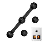 Air Fryer Magnets, Silicone Buckle Holder, Parchment Paper Liner Accessory, Burn Prevention Tool, Multipurpose Magnetic Clip, Ideal for Cooking, Home, Cabinet, Kitchen, 3.94x0.63x0.39 Inches