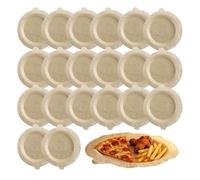 Air Fryer Parchment Paper - 20 Pieces Non-Stick Leakproof Baking Supplies | Air Fryer Basket Papers suitable for Kitchen Cooking Frying Baking Roasting Microwave Oven