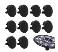 Air Fryer Rubber Bumpers - 10 Piece Tray Cushions, Portable Set, Air Fryerr Tray Spacers, Grill Pan Plate Protection Feet for Cooking Appliance Accessories Safe Use