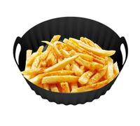 Air Fryer Silicone - Air Fryer Liners | Silicone Pot for Ninjas Non Stick Tray | Airfryer Accessories Liner Foldable Baking Rack Moulds Round Basket Air Fryer Pan Food Grade Silicone Pot