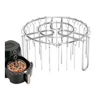 Air Fryer Skewer Rack - 49 Stainless Steel Vertical Heat Resistant Holder Air Fryer Skewers - for Kitchen Household Campfire Beef Chicken