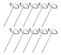 Air Fryer Skewers - 10pcs Vertical Kebab Skewer Stand Up, Stainless Steel Heavy Duty Skewers For BBQ, Meat, Chicken & Vegetables | Reusable BBQ Accessories For Air Fryer, Oven & Grill