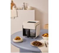 AIR FRYER STUDIO CRYSTAL - Freidora De Aire De Cristal 4.2L Con Vaporizador Opcional Blanco Roto & Sin Vaporizador