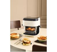 AIR FRYER STUDIO CRYSTAL LARGE - Freidora De Aire De Cristal 6 L Con Vaporizador Blanco Roto