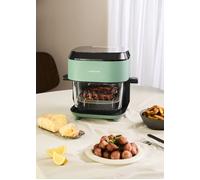 AIR FRYER STUDIO CRYSTAL LARGE - Freidora De Aire De Cristal 6 L Con Vaporizador Sage