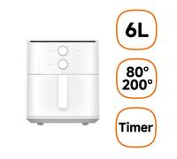 Xiaomi MAF13 Sencillo 6 L Independiente 1550 W Freidora de aire caliente Blanco