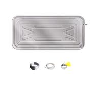 Air Handler Drain Pan,Drip Pan for AC Unit,304 Stainless Steel Drip Tray,1-5P Condensate Drain Tray,for Air Conditioner Outside/Inside Unit(93 * 44 * 3cm)