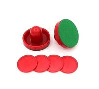 Air Hockey Pushers, Lightweight Plastic Air Hockey Goalies Ice Pushers Pucks Tables Game Handles Ball Mallet Goalies