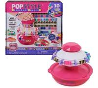 Air Hogs - Kit para hacer pulseras Popstyle con máquina de almacenamiento y cuentas reutilizables