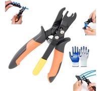 Air Hose Connector Removal Tool, Push To Connect Disconnect Tong Tool, Air Line Removal Tool Quick Connect Hose Fittings For Removing Push-Fit Pneumatic Fittings 1/4”, 5/16” (6mm, 8mm)