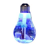Air Humidifier, Portable Diffuser, Bedroom Purifier, 7 Color Light Design, Quiet Ultrasonic Mist, Study Sleep Travel Agency Use, 3.46x3.46x6.22 Inches, White, 1 Piece