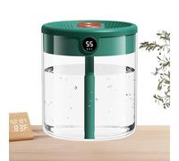 Air Humidifiers For Bedroom - Large Capacity 2L Doble Spray Cool Mist Humidifier | Accessories, Digital Display Desk Diffusion With Oil Diffuser Function For Home Office