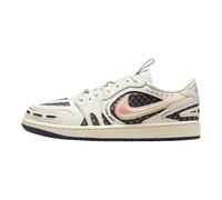 Air Jordan 1 Low Method of Make - Zapatos para mujer (vela/leche de coco/antracita/plateado metálico), Sail/Coconut Milk/Anthracite/Metallic Silver, 7.5