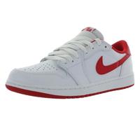 Air Jordan 1 Low OG Zapatos, Blanco/Rojo (White/University Red), 41 EU