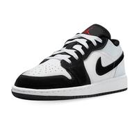 Air Jordan 1 Low SE - Zapatos para niños grandes (HF3188-106, blanco/negro/plateado mate/rojo fuego), blanco/rojo/negro (White/Fire Red-Black), 6.5 Big Kid