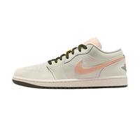 Air Jordan 1 Low - Zapatos para mujer (vela/tinte carmesí/caqui cargo), Sail/Crimson Tint/Cargo Khaki, 10