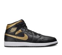 Air Jordan 1 Mid Black Metallic Gold EU:42