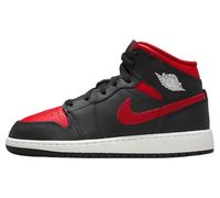 Air Jordan 1 Mid (GS) Black/Varsity Red-Summit White, Negro | Rojo Varsity | Blanco Summit, 5 Big Kid