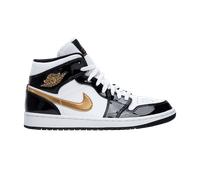 Air Jordan 1 Mid Patent SE Black Gold