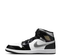 Air Jordan 1 Mid SE (HV0789-010, Black/White/Metallic Gold/Metallic Silver) (HV0789-010), Negro/Blanco/Oro Metálico/Plateado Metálico, 47.5 EU