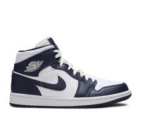 Air Jordan 1 Mid White Metallic Gold Obsidian EU:41