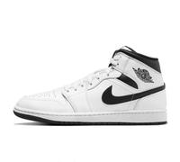 Air Jordan 1 Mid - Zapatos para Hombre (DQ8426-071, Negro/Blanco/Dorado metálico), Negro, Dorado, metálico, Blanco (Black/Metallic Gold-White), 44.5 EU