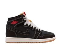 Air Jordan 1 Retro High OG Flight Club - Zapatos de estilo de vida escolar (negro/vela/goma marrón mediano/rojo universitario)