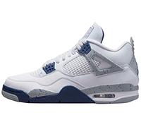 Air Jordan 4 Retro - 308497 106, White/Midnight Navy, 42 EU