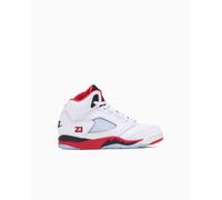 Air Jordan 5 Retro OG "Fire Red" (PS) Ref. HQ7979-101 Color Blanco Talla 27.5