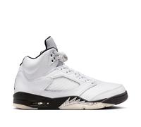 Air Jordan 5 Retro "White and Black" - Talla: 44 White/Black, Sail, Metallic Silver