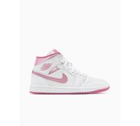 Air Jordan Women's 1 Mid SE Rosa,Blanco 36