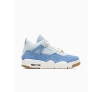 Air Jordan 4 Retro Tex W "Denim" - Talla: 44 Sail/Sail-Gum lt Brown-Worn Blue-Metallic Gold