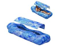 Air Lounge Chair, Outdoor Inflatable Sofa Kit, Inflation with Quick Seal Air Lock System, Durable Waterproof Fabric Relaxation Set, Modern Leisure Style Design, Vacation Use for Seaside Resting